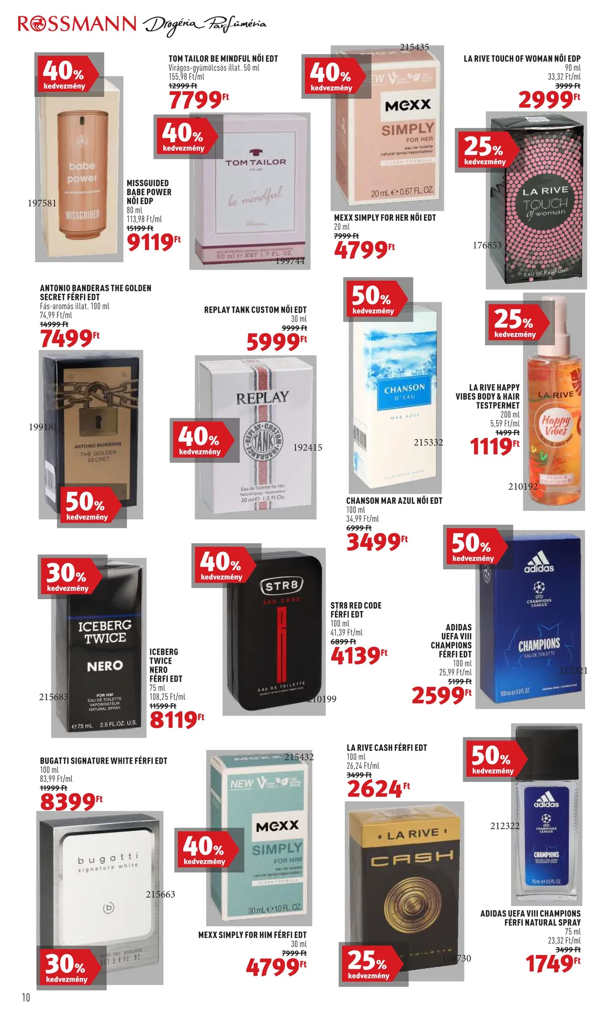 Rossmann akciós újság 10.31–11.11 – 10. oldal