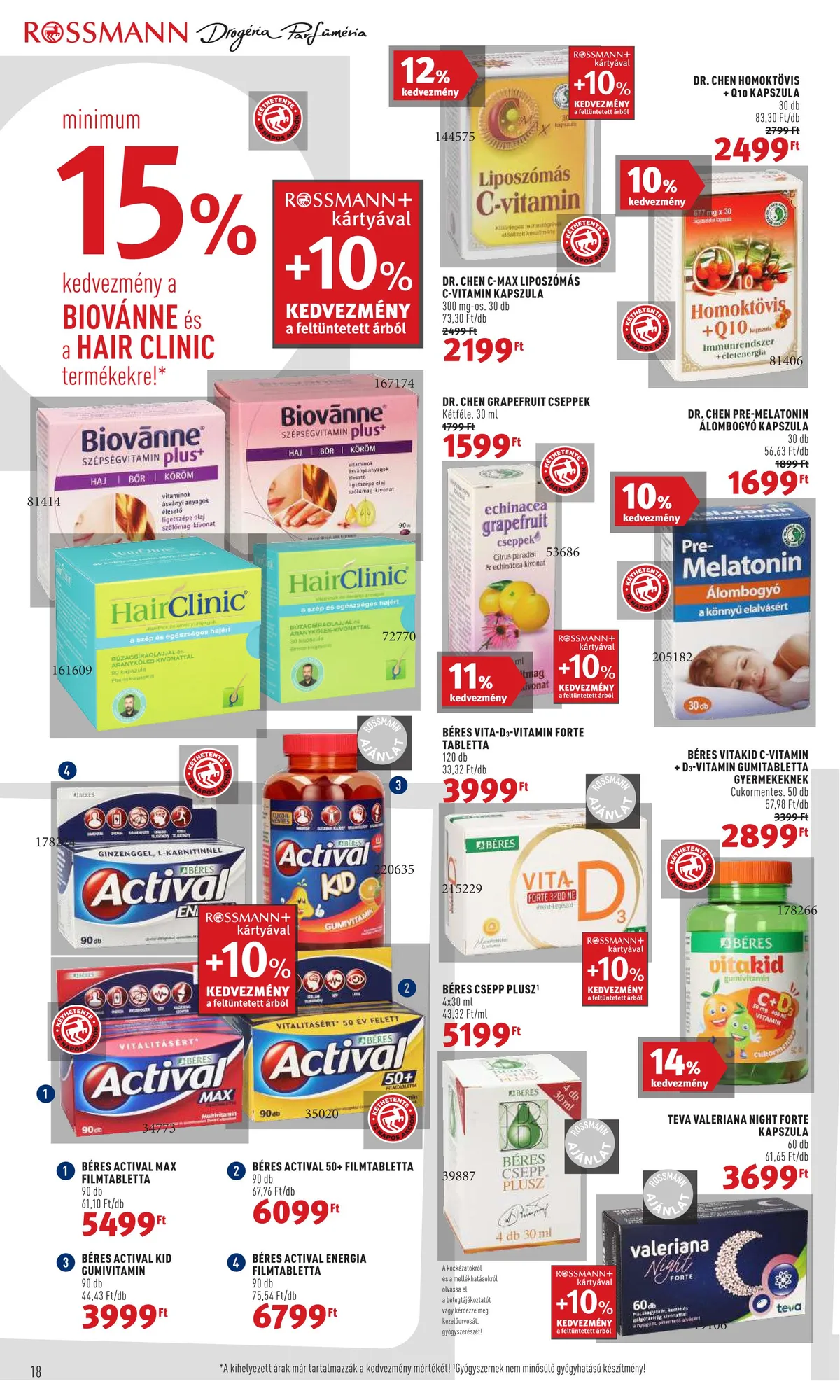 Rossmann akciós újság 10.31–11.11 – 18. oldal