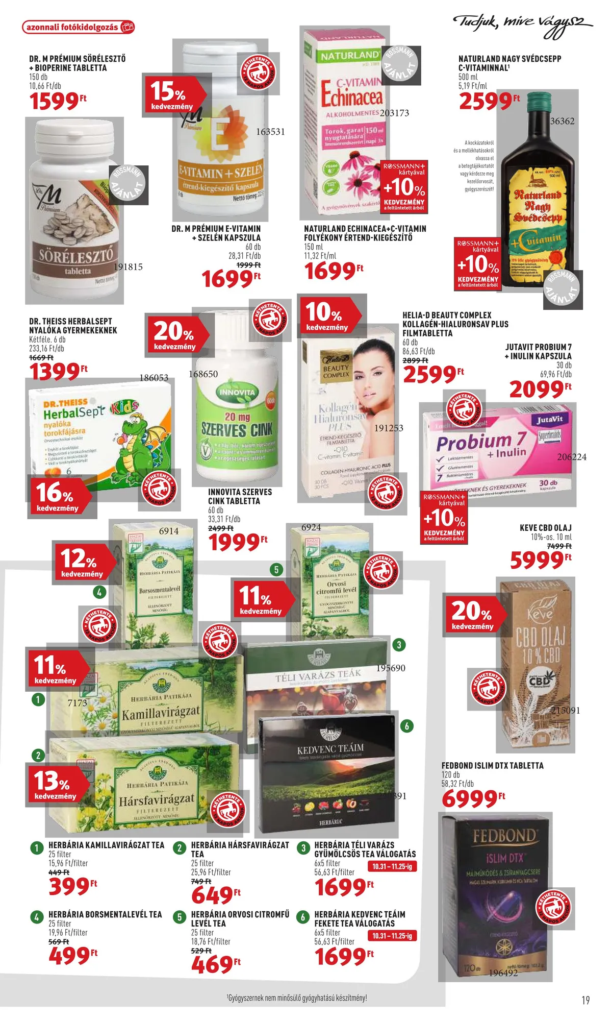 Rossmann akciós újság 10.31–11.11 – 19. oldal