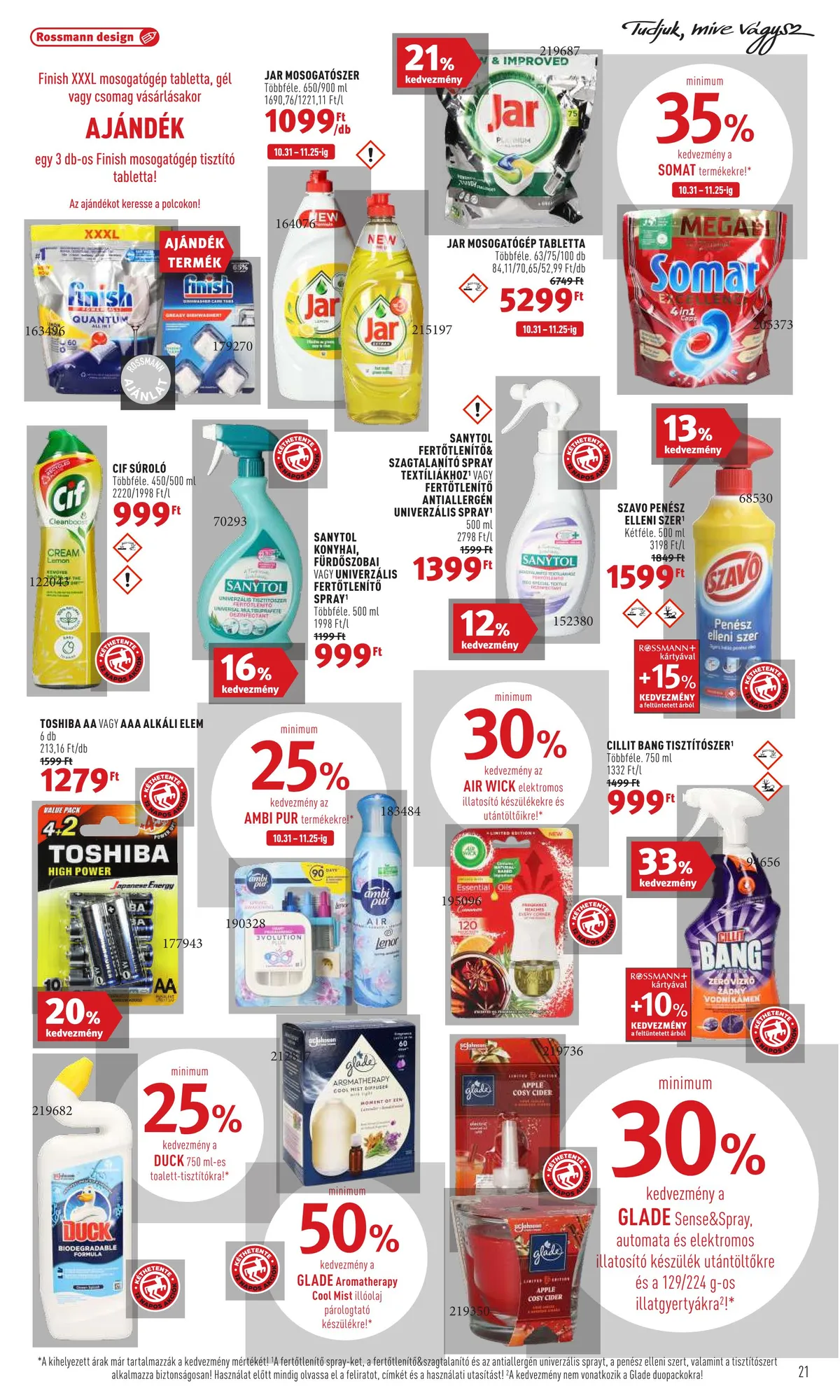 Rossmann akciós újság 10.31–11.11 – 21. oldal
