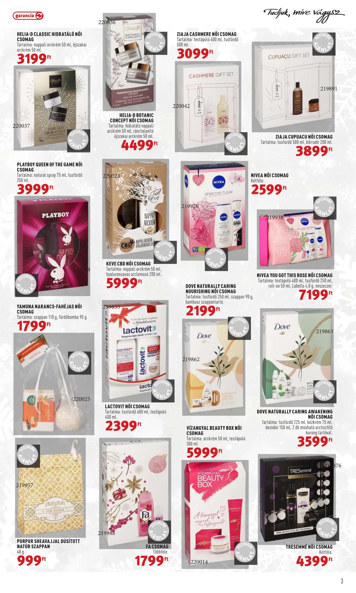 Rossmann akciós újság 10.31–11.11 – 3. oldal