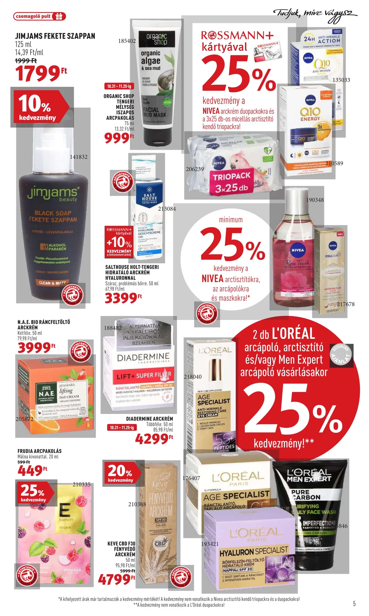 Rossmann akciós újság 10.31–11.11 – 5. oldal