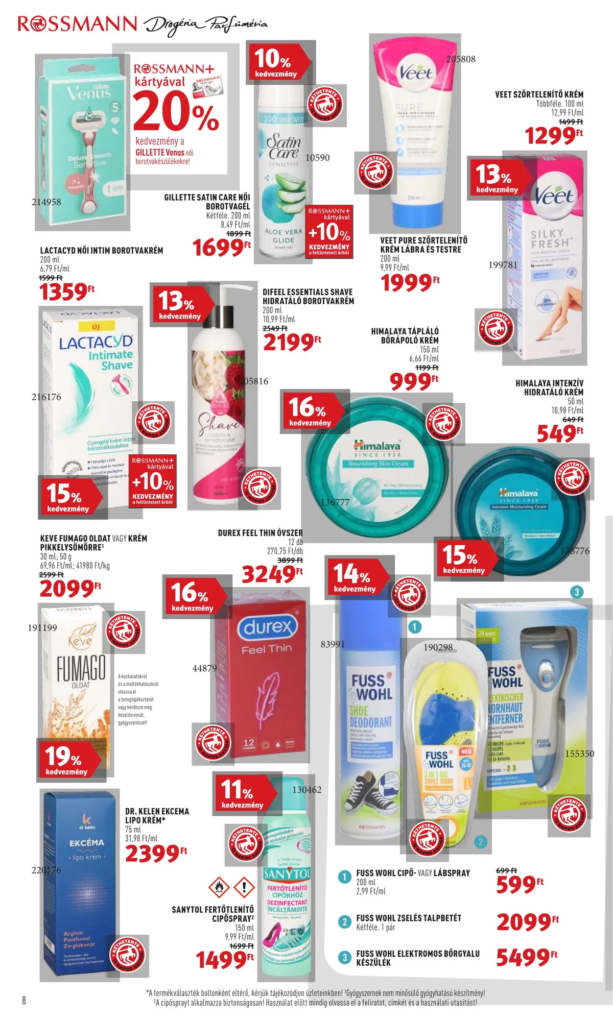 Rossmann akciós újság 10.31–11.11 – 8. oldal