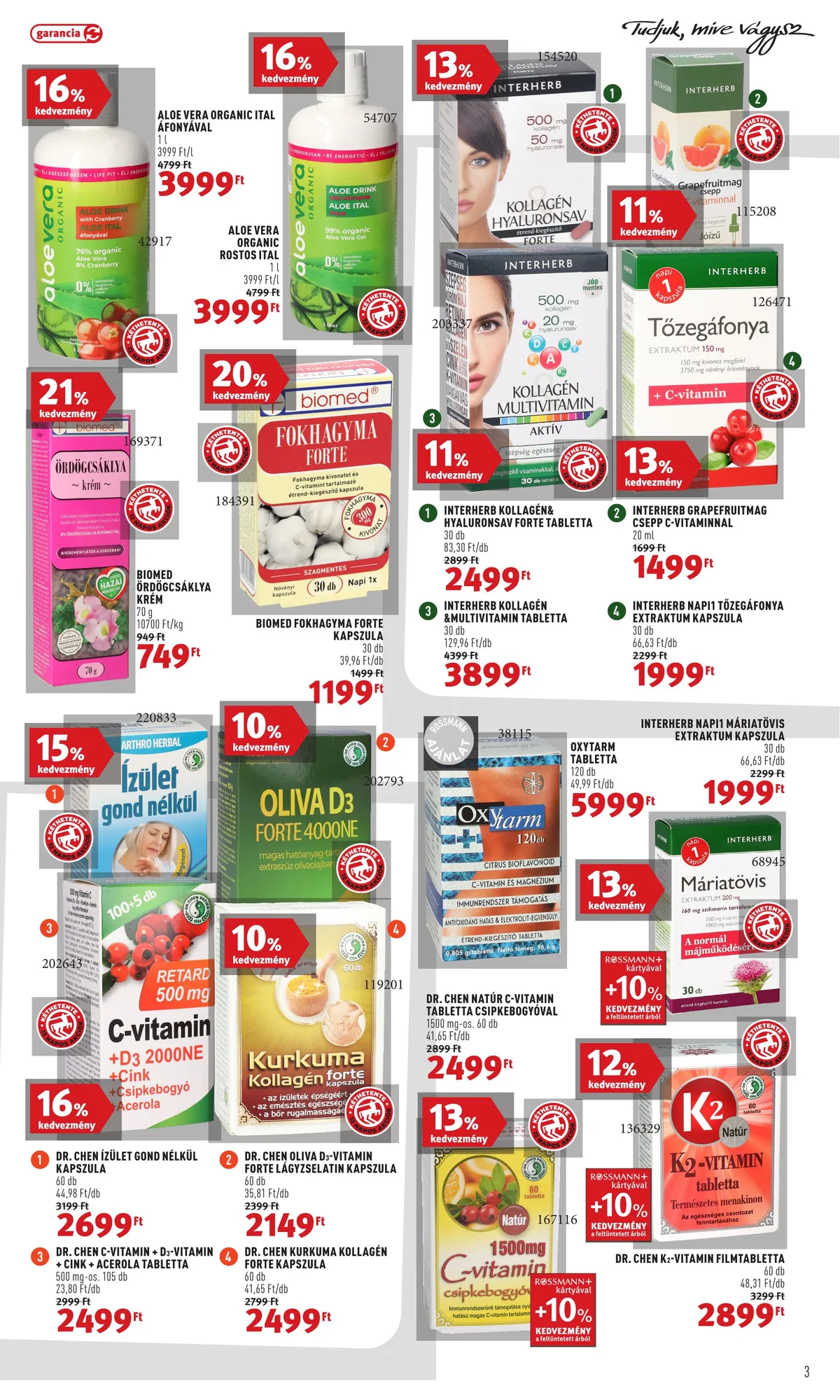 Rossmann akciós újság 11.14–11.25 – 3. oldal