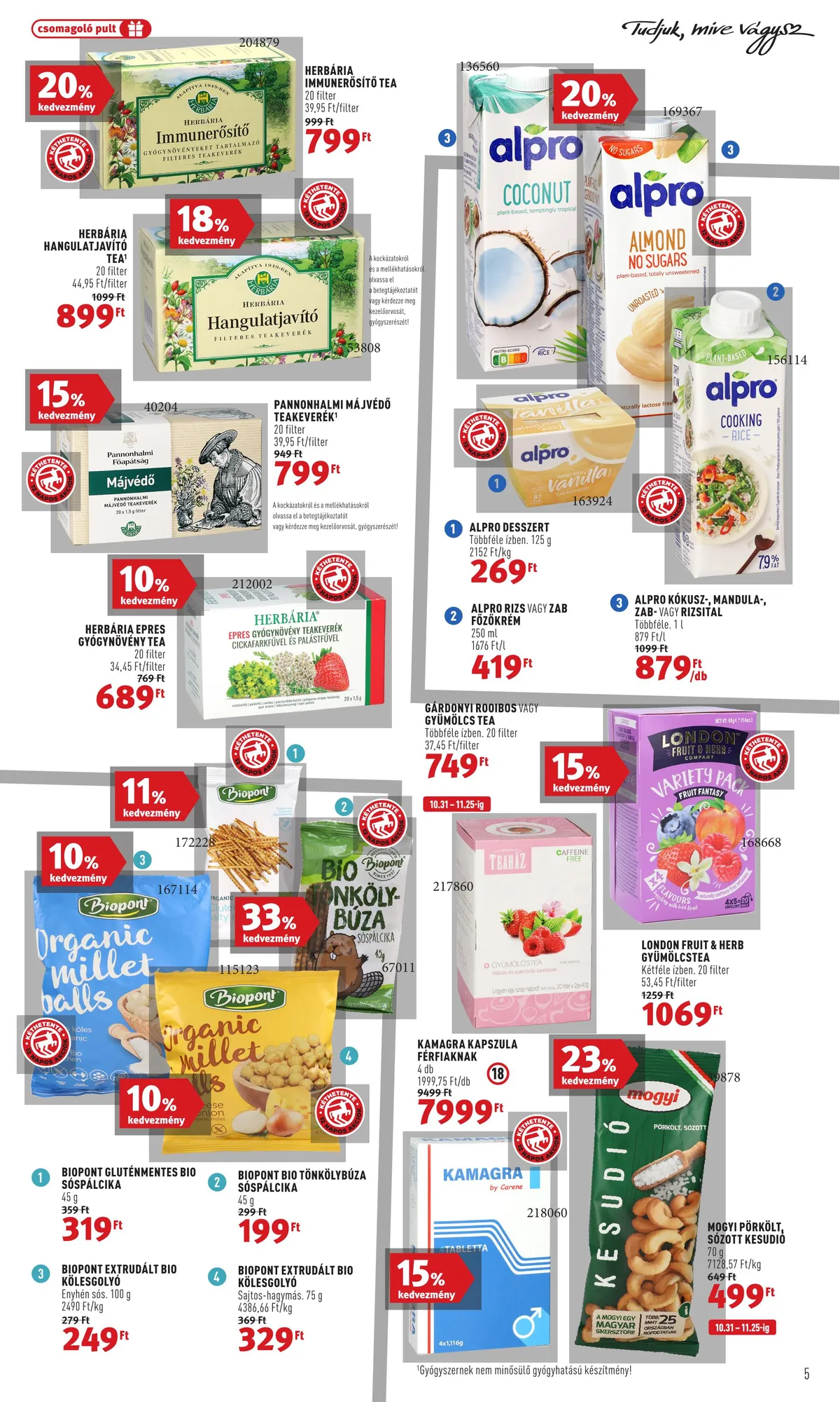 Rossmann akciós újság 11.14–11.25 – 5. oldal