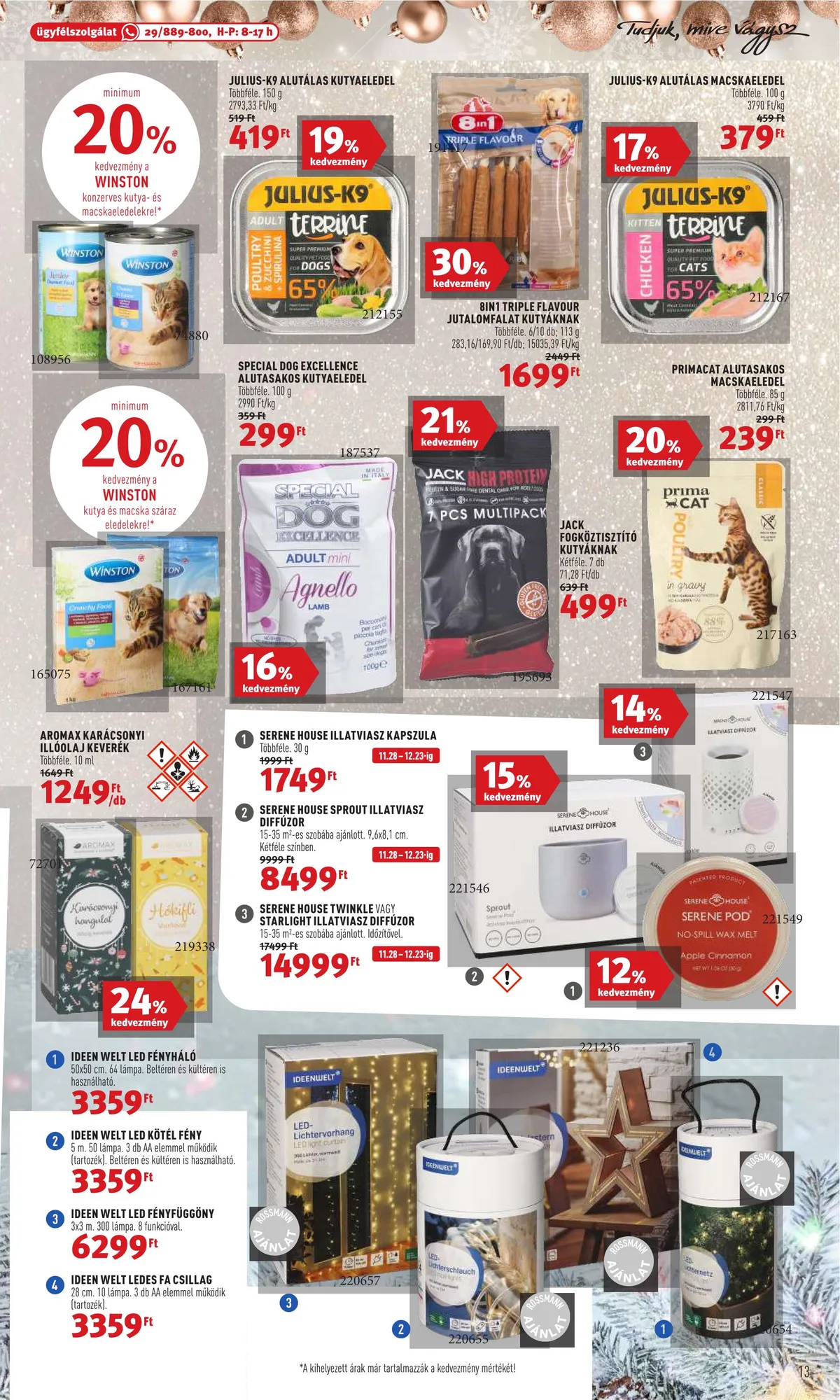 Rossmann akciós újság 11.28–12.02 – 13. oldal