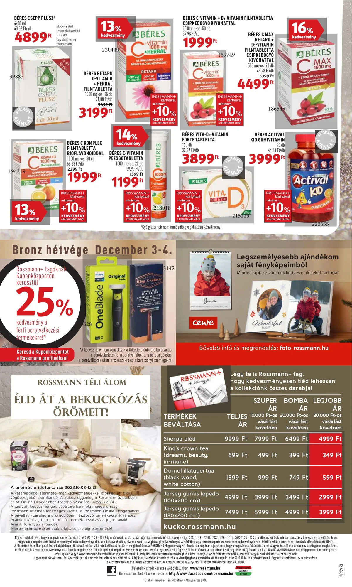 Rossmann akciós újság 11.28–12.02 – 16. oldal