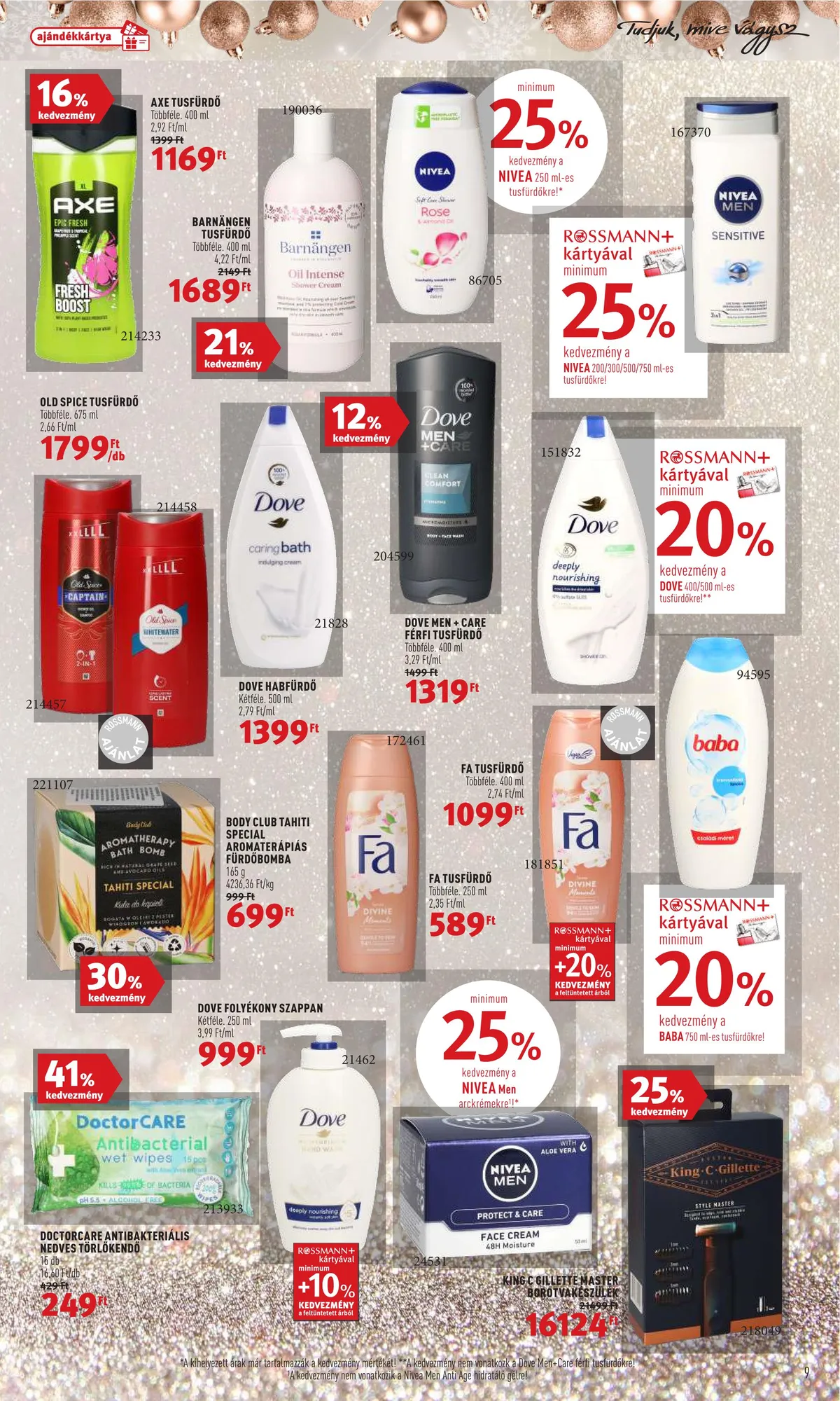 Rossmann akciós újság 11.28–12.02 – 9. oldal