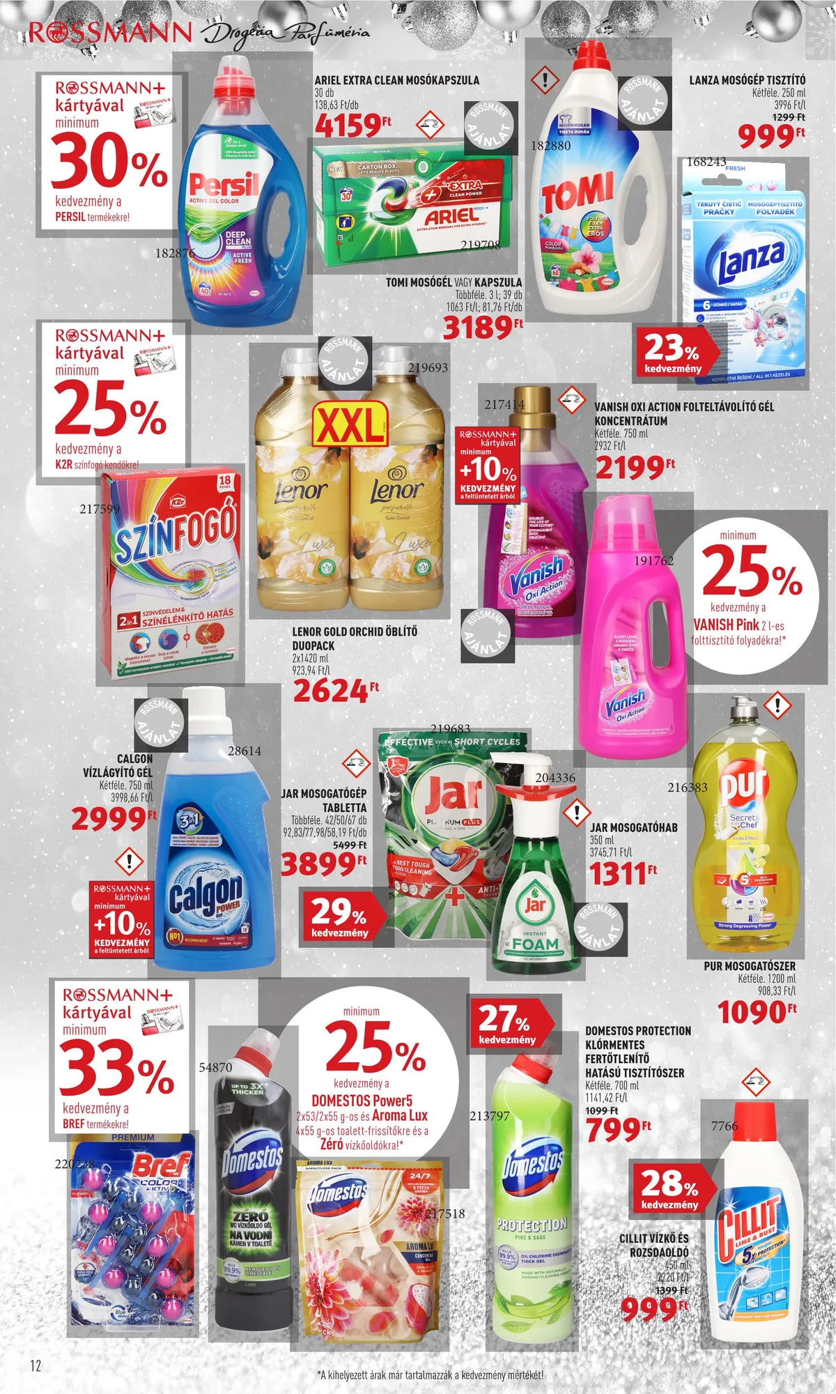 Rossmann akciós újság 12.05–12.09 – 12. oldal