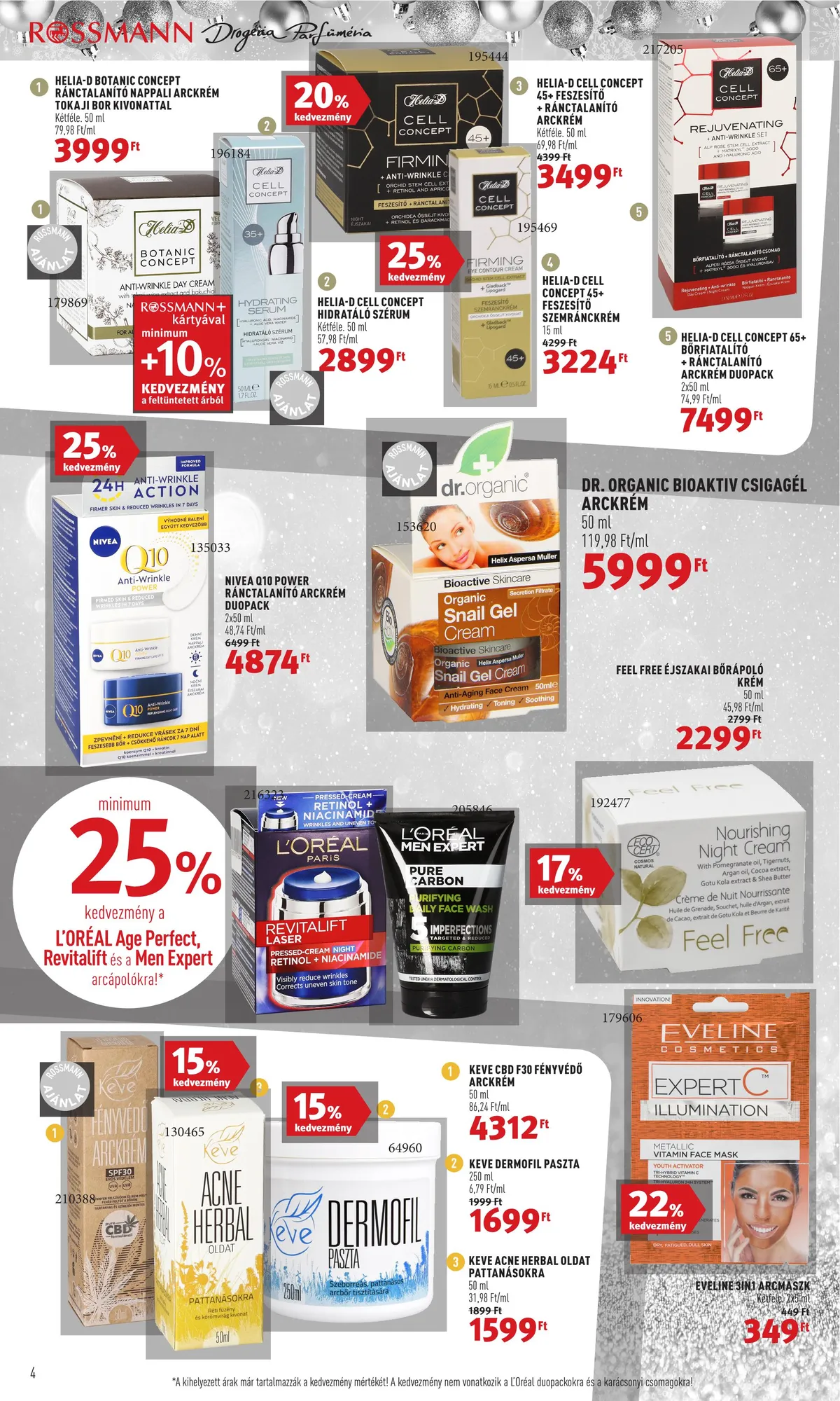 Rossmann akciós újság 12.05–12.09 – 4. oldal