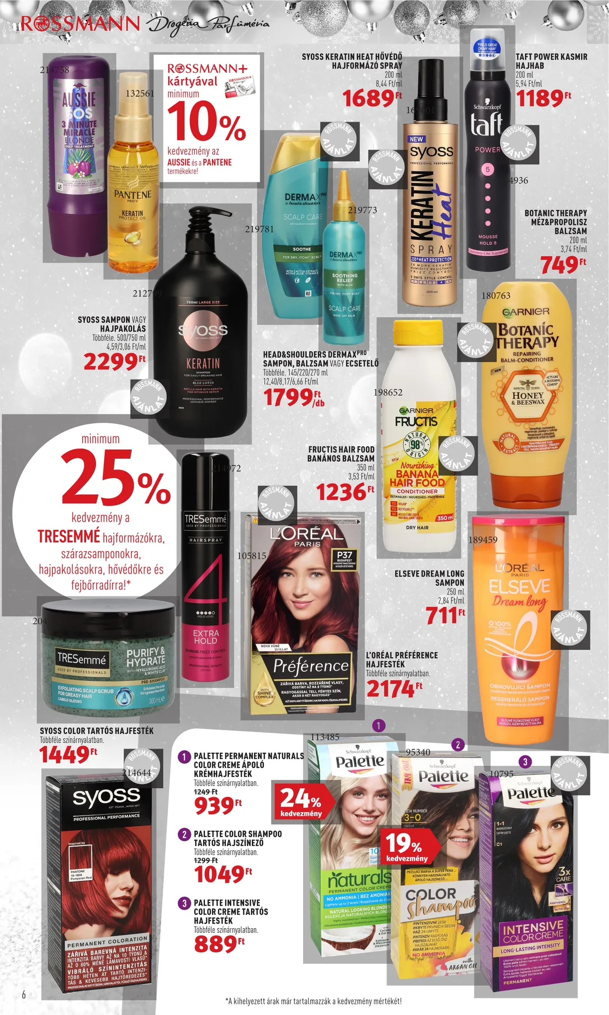 Rossmann akciós újság 12.05–12.09 – 6. oldal