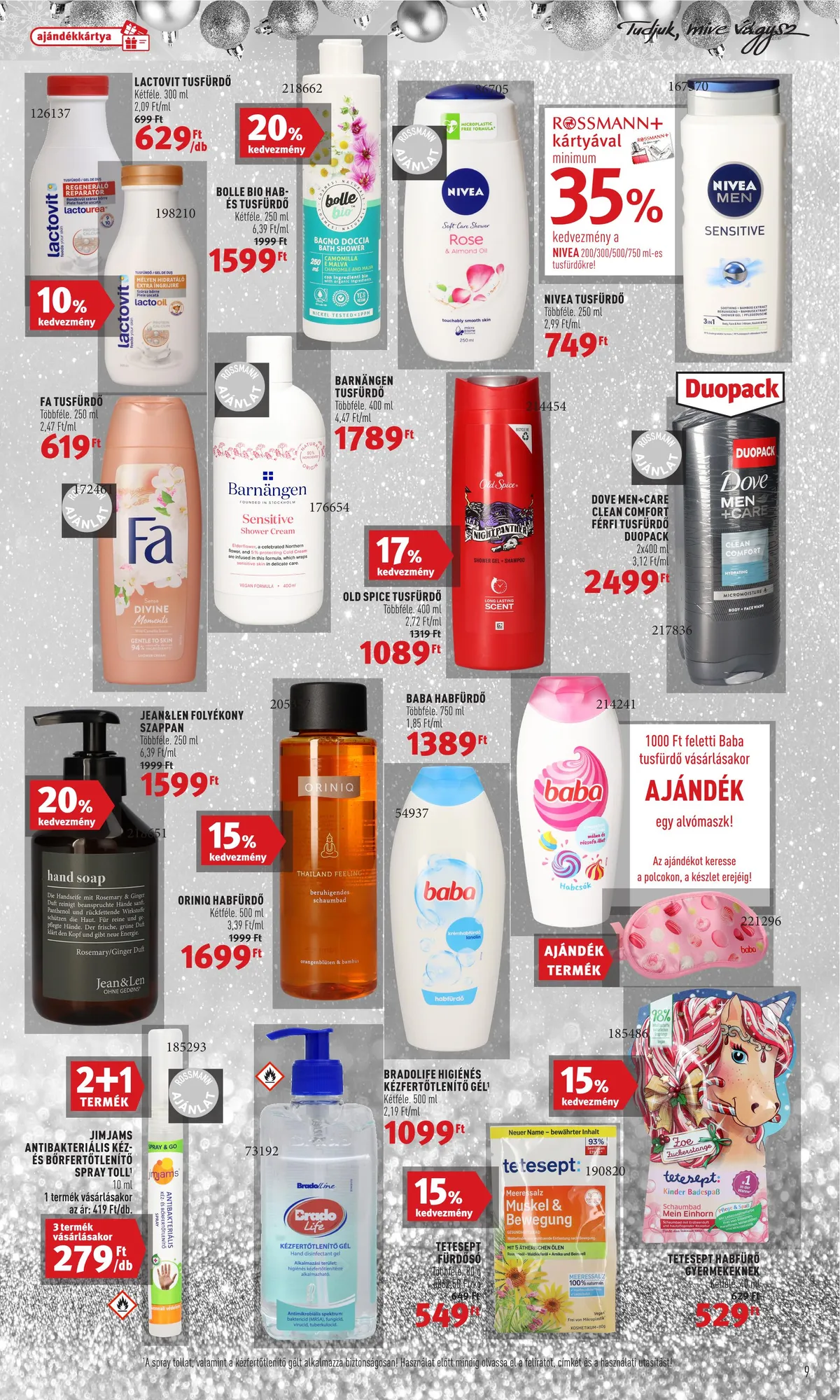 Rossmann akciós újság 12.05–12.09 – 9. oldal