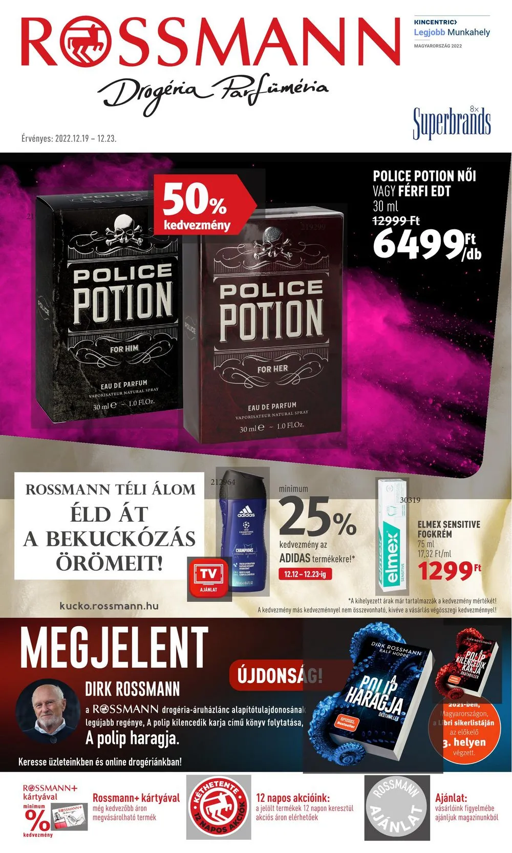 Rossmann akciós újság 12.19–12.23