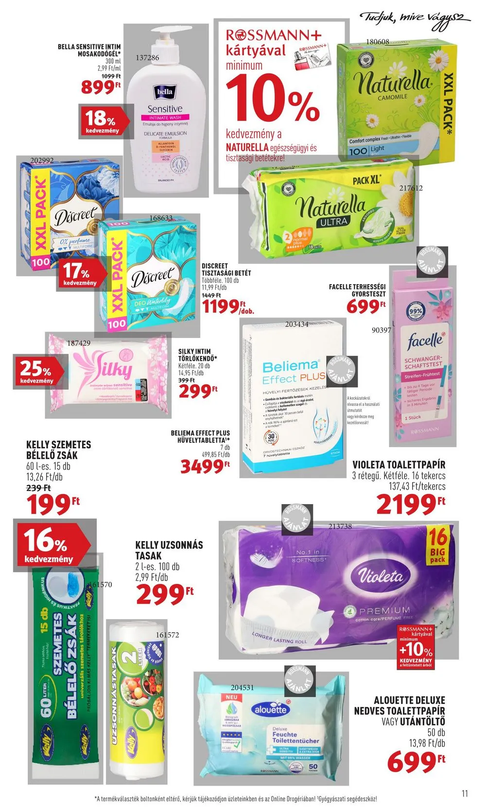 Rossmann akciós újság 12.19–12.23 – 11. oldal