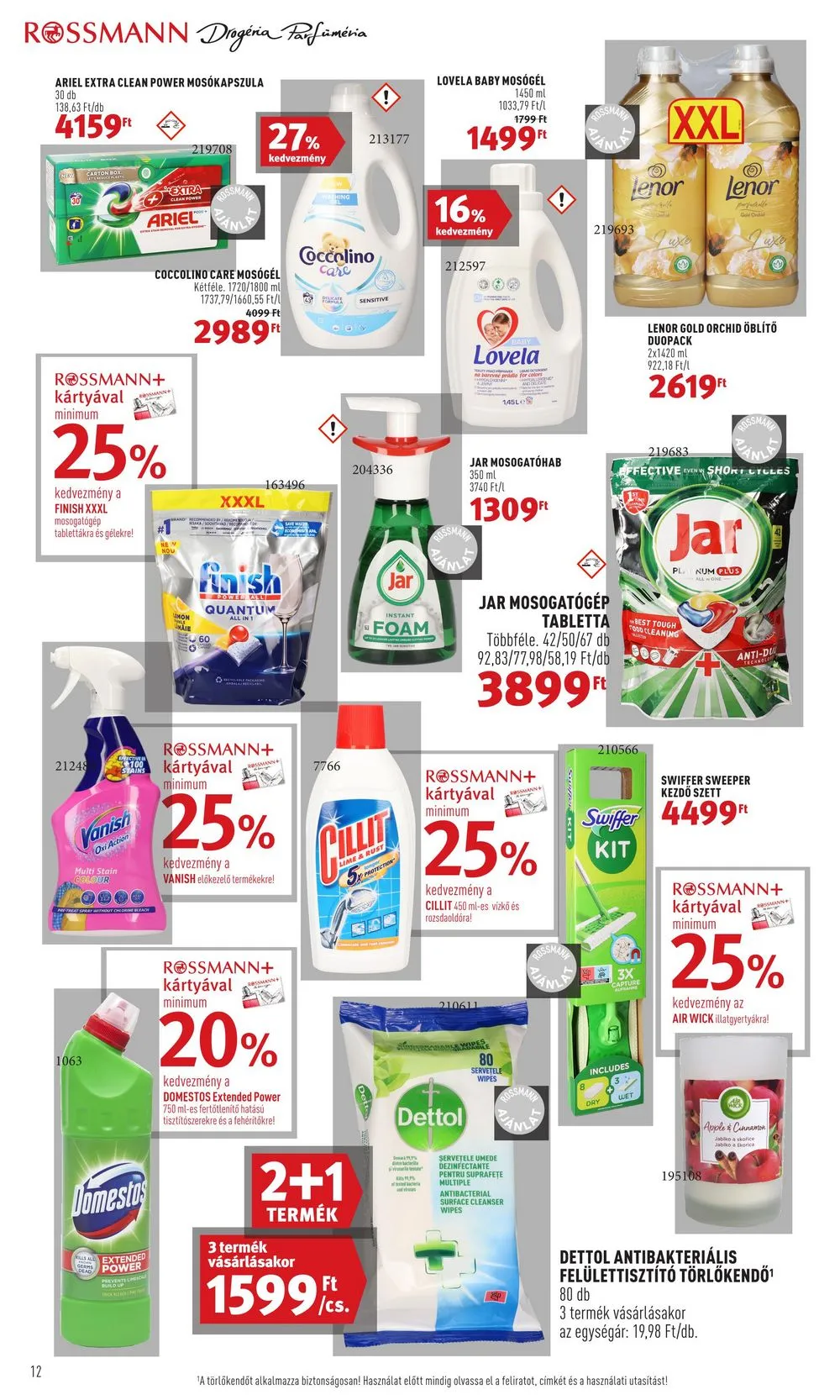 Rossmann akciós újság 12.19–12.23 – 12. oldal