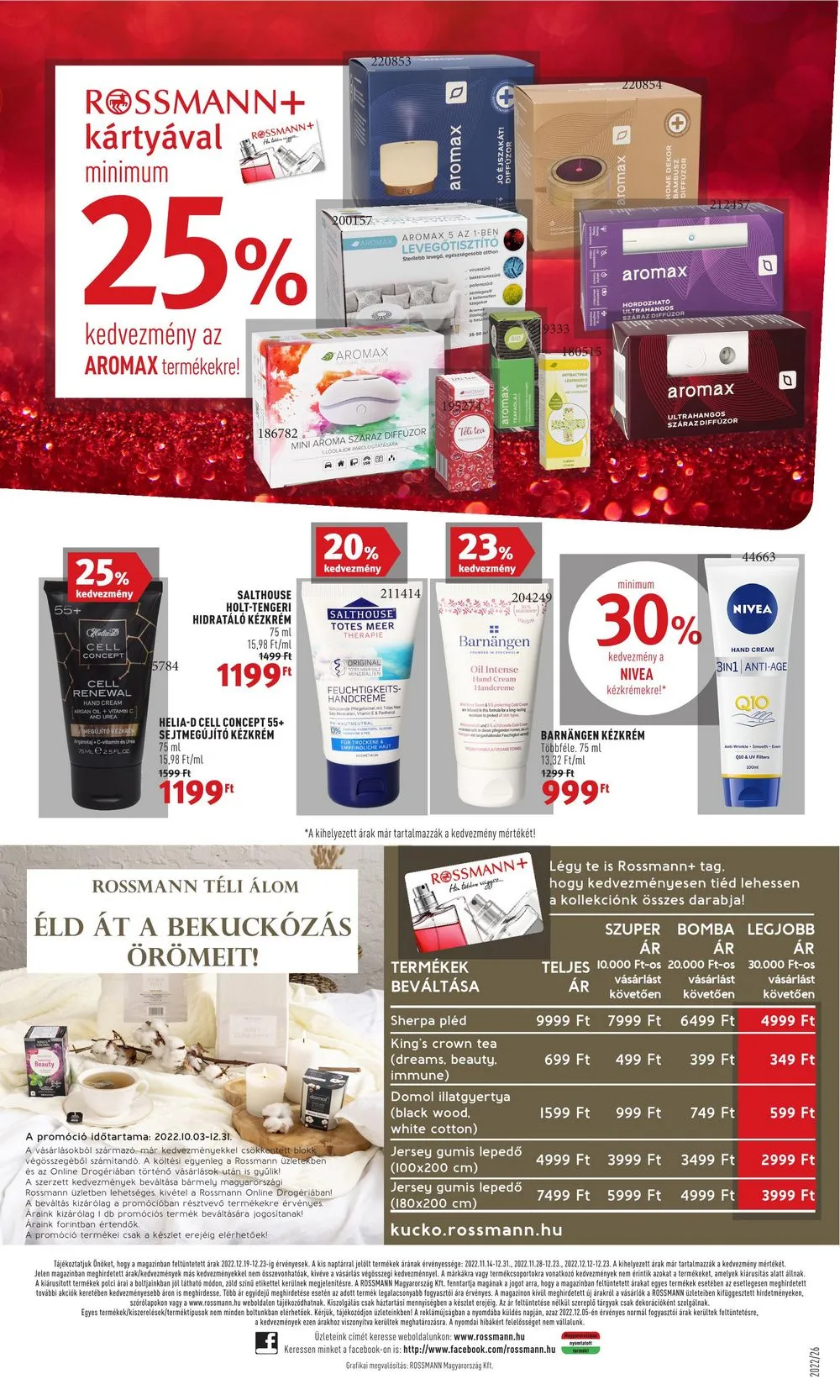 Rossmann akciós újság 12.19–12.23 – 16. oldal