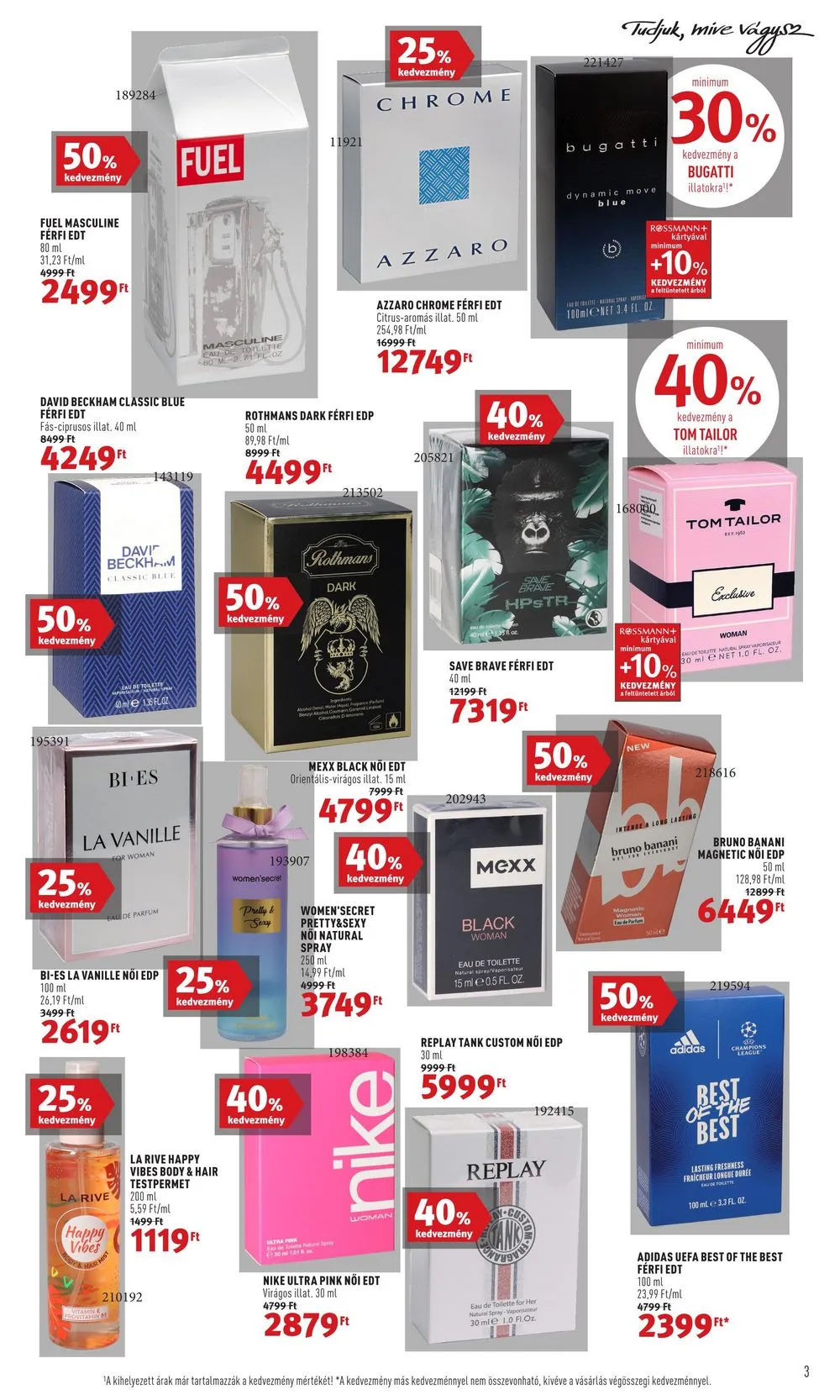 Rossmann akciós újság 12.19–12.23 – 3. oldal