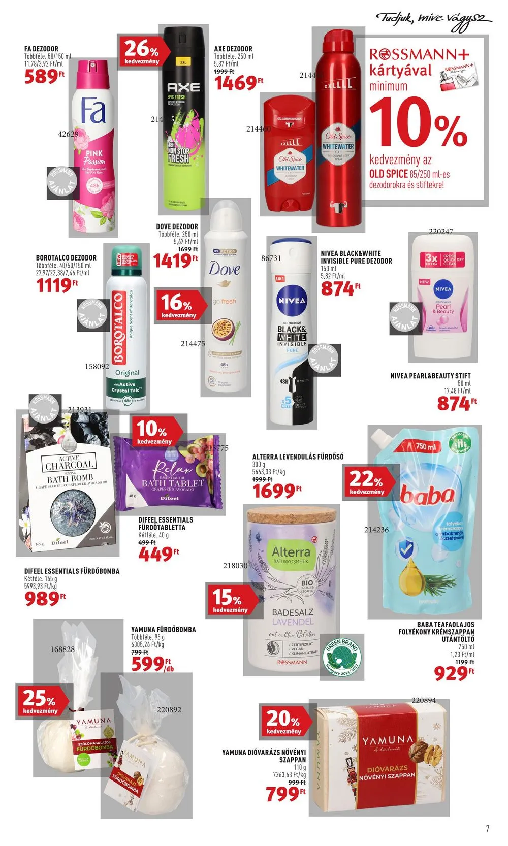 Rossmann akciós újság 12.19–12.23 – 7. oldal