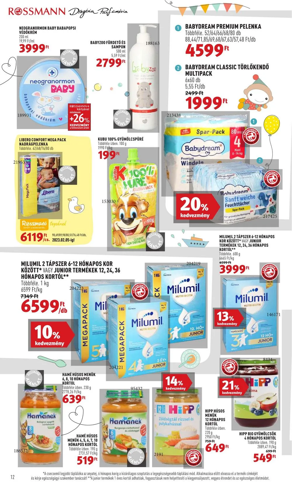 Rossmann akciós újság 01.02–01.13 – 12. oldal