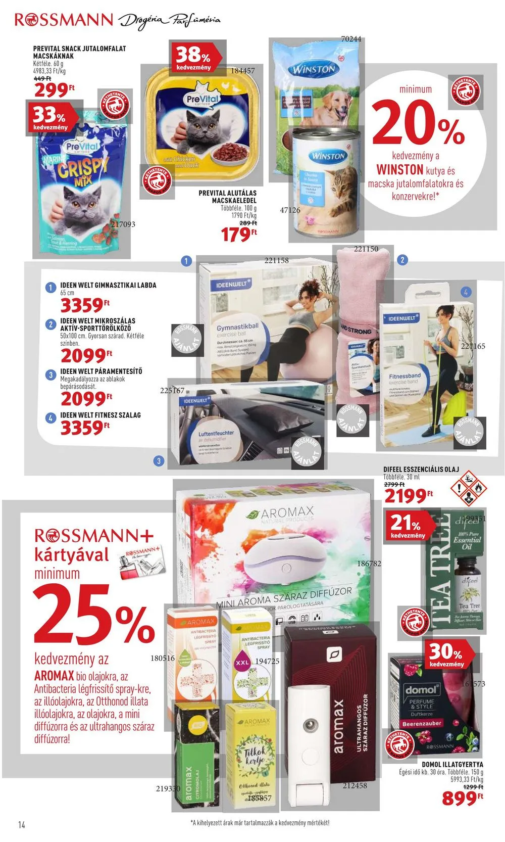 Rossmann akciós újság 01.02–01.13 – 14. oldal