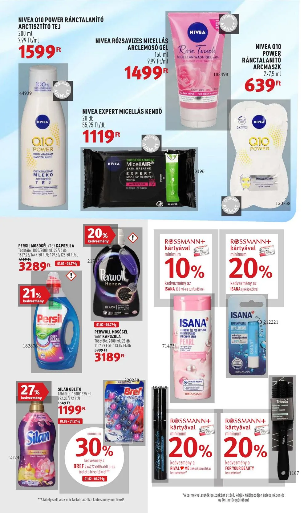 Rossmann akciós újság 01.02–01.13 – 16. oldal