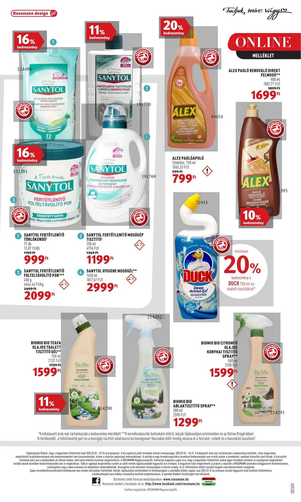 Rossmann akciós újság 01.02–01.13 – 21. oldal