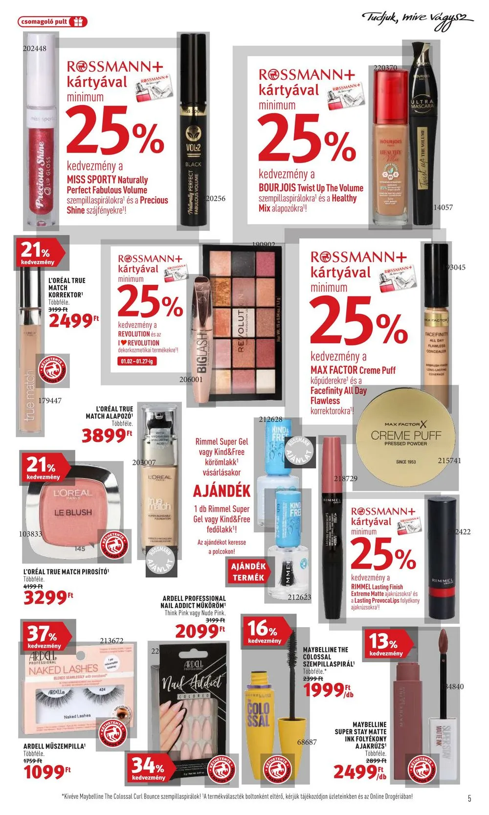 Rossmann akciós újság 01.02–01.13 – 5. oldal