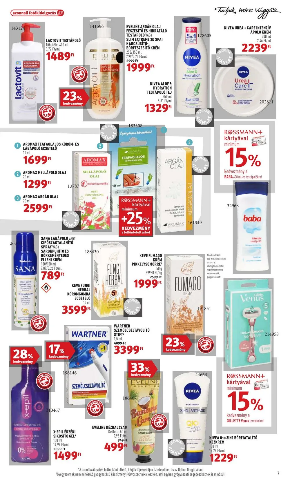 Rossmann akciós újság 01.02–01.13 – 7. oldal