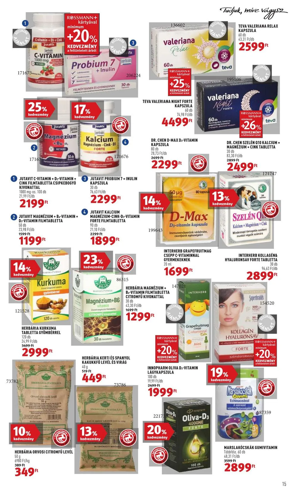 Rossmann akciós újság 01.16–01.27 – 15. oldal