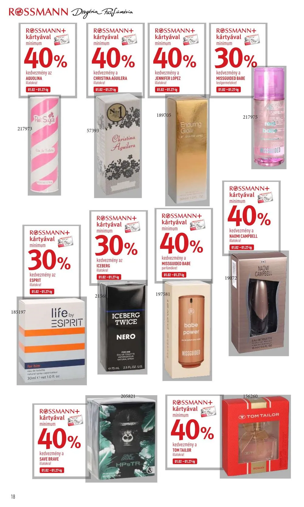 Rossmann akciós újság 01.16–01.27 – 18. oldal