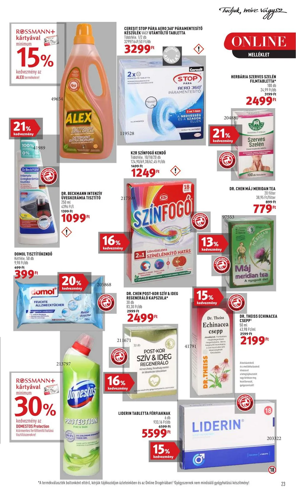 Rossmann akciós újság 01.16–01.27 – 23. oldal