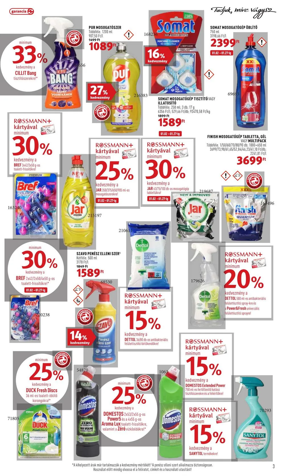 Rossmann akciós újság 01.16–01.27 – 3. oldal