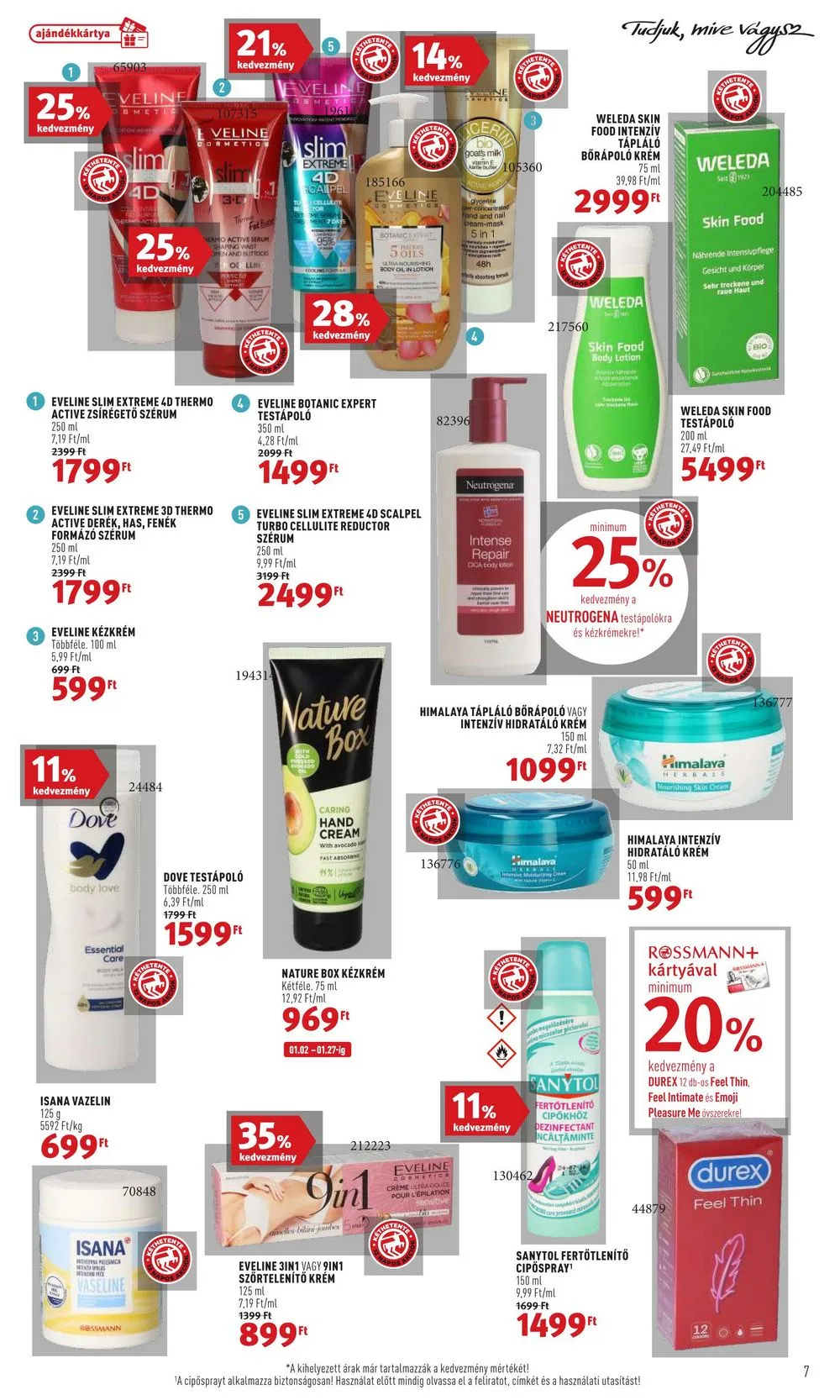 Rossmann akciós újság 01.16–01.27 – 7. oldal