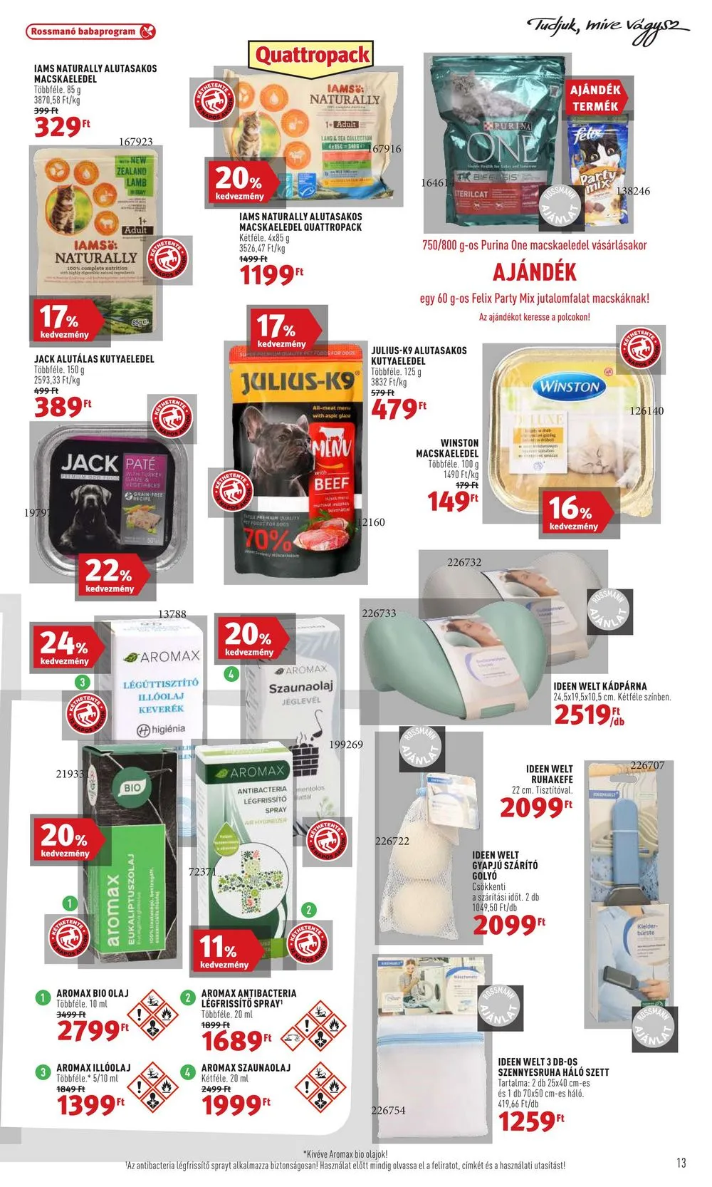 Rossmann akciós újság 01.30–02.10 – 13. oldal