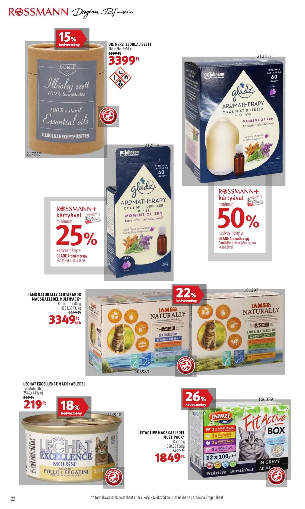 Rossmann akciós újság 01.30–02.10 – 22. oldal