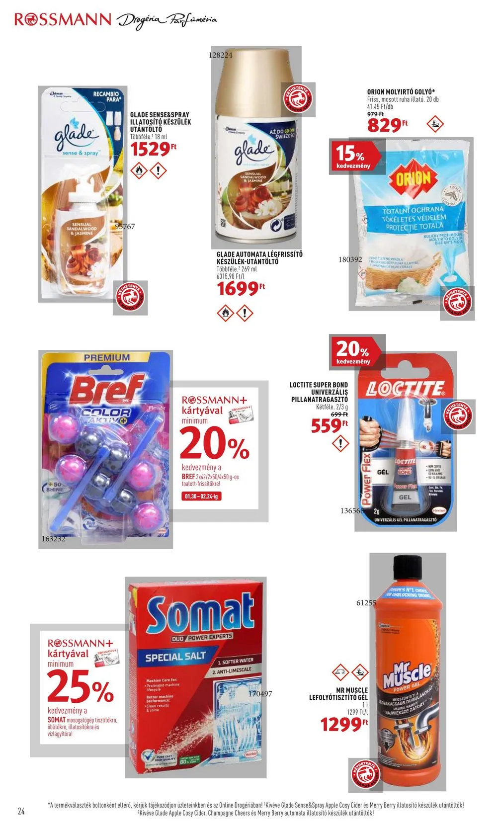 Rossmann akciós újság 01.30–02.10 – 24. oldal