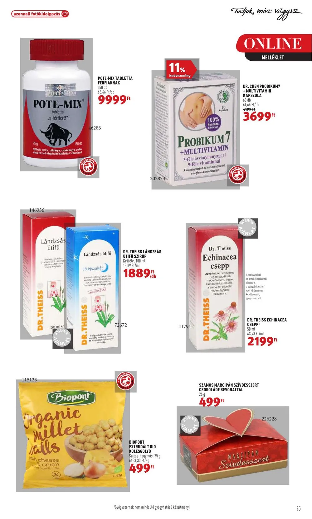 Rossmann akciós újság 01.30–02.10 – 25. oldal