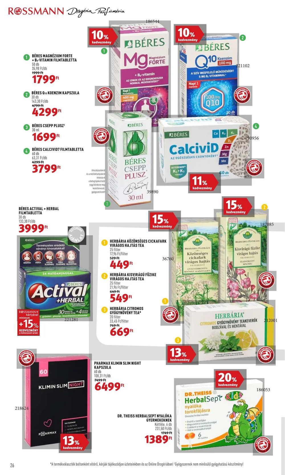 Rossmann akciós újság 01.30–02.10 – 26. oldal