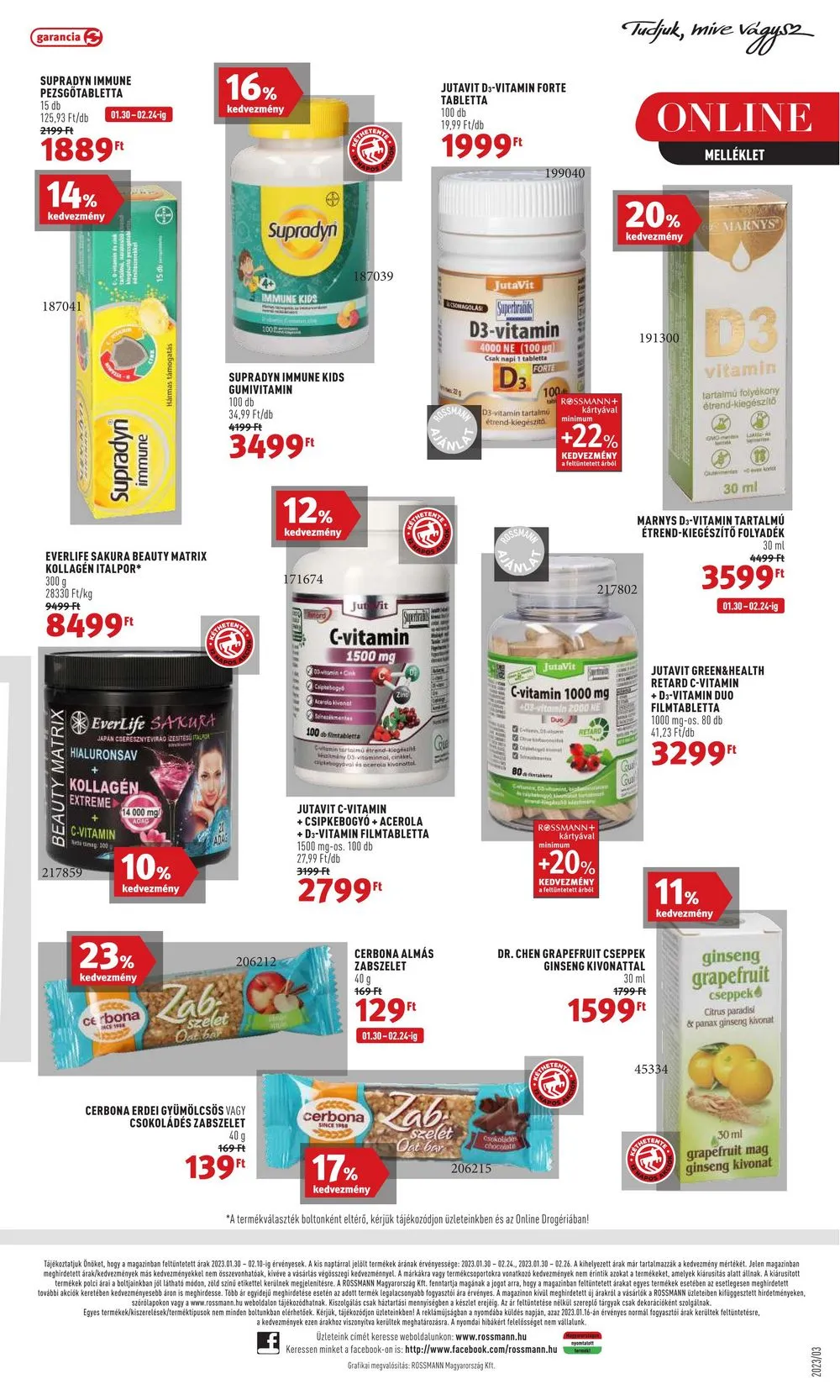 Rossmann akciós újság 01.30–02.10 – 27. oldal