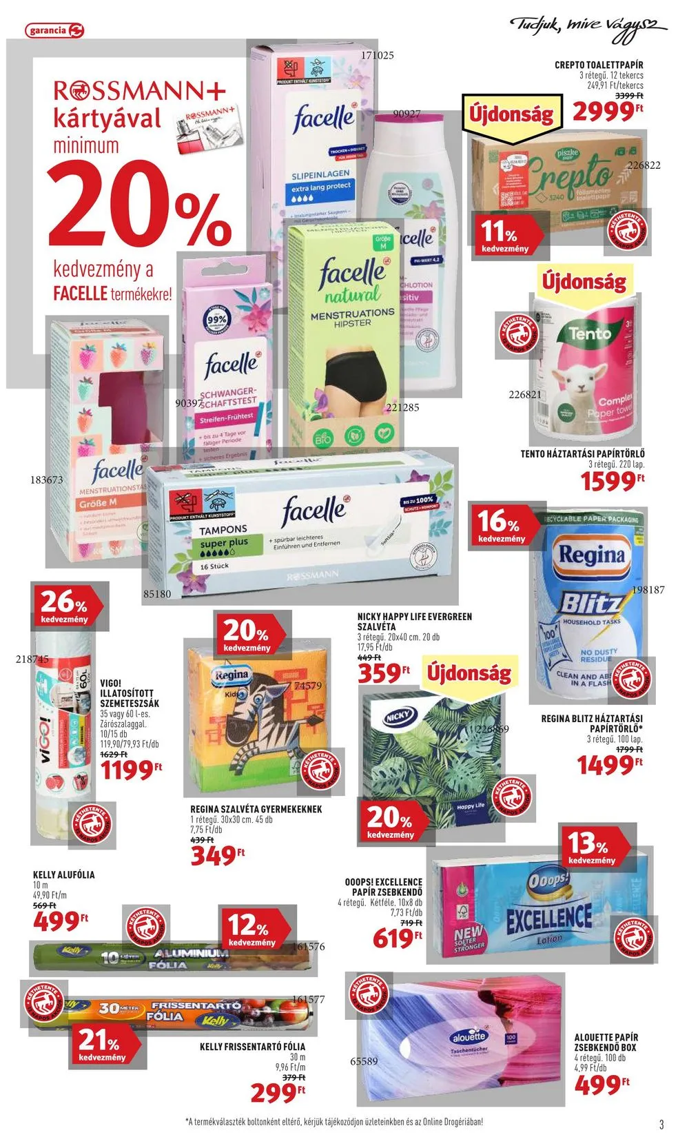 Rossmann akciós újság 01.30–02.10 – 3. oldal