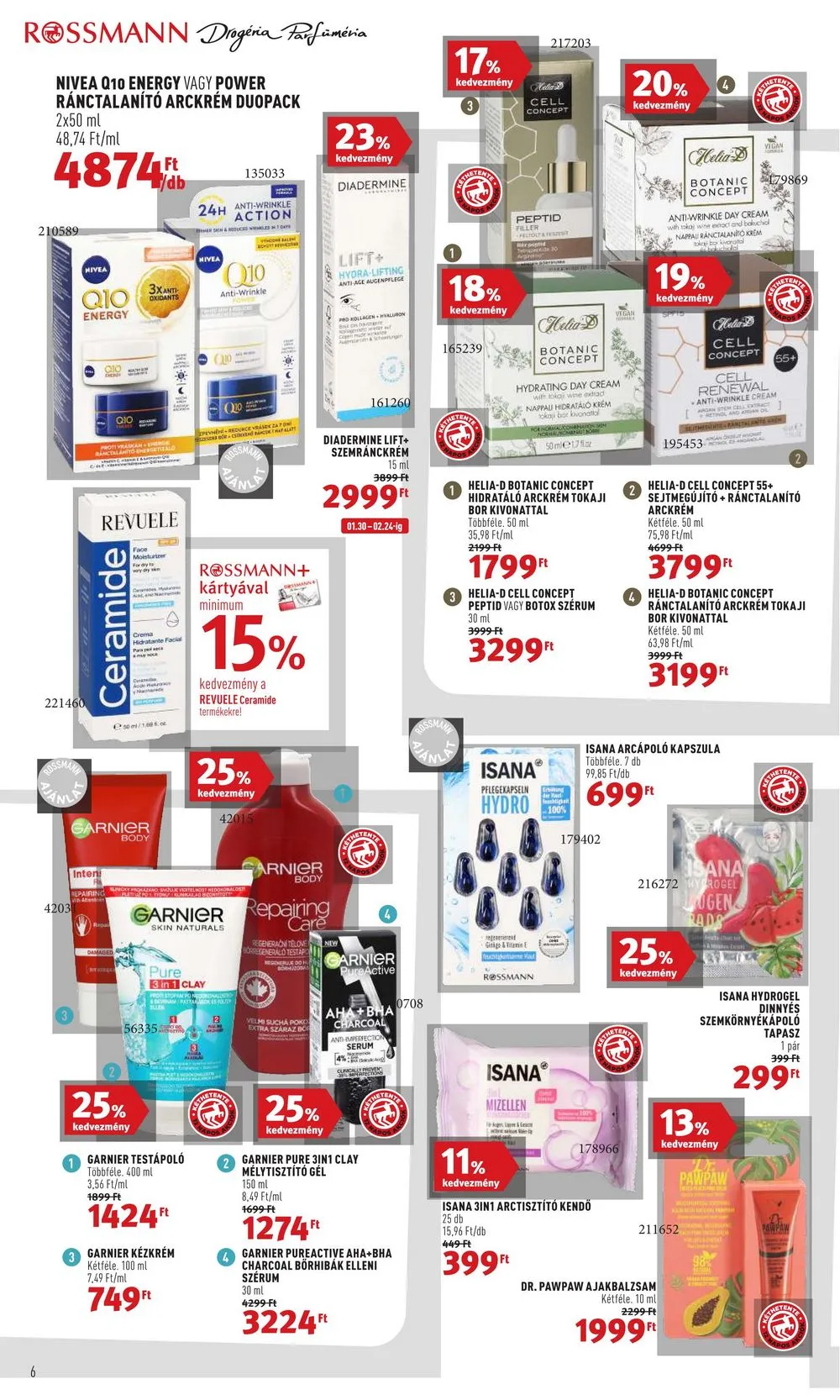 Rossmann akciós újság 01.30–02.10 – 6. oldal