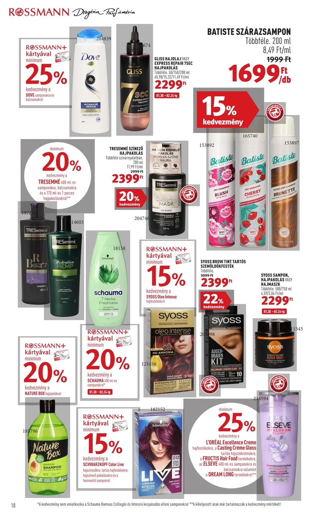Rossmann akciós újság 02.13–02.24 – 10. oldal