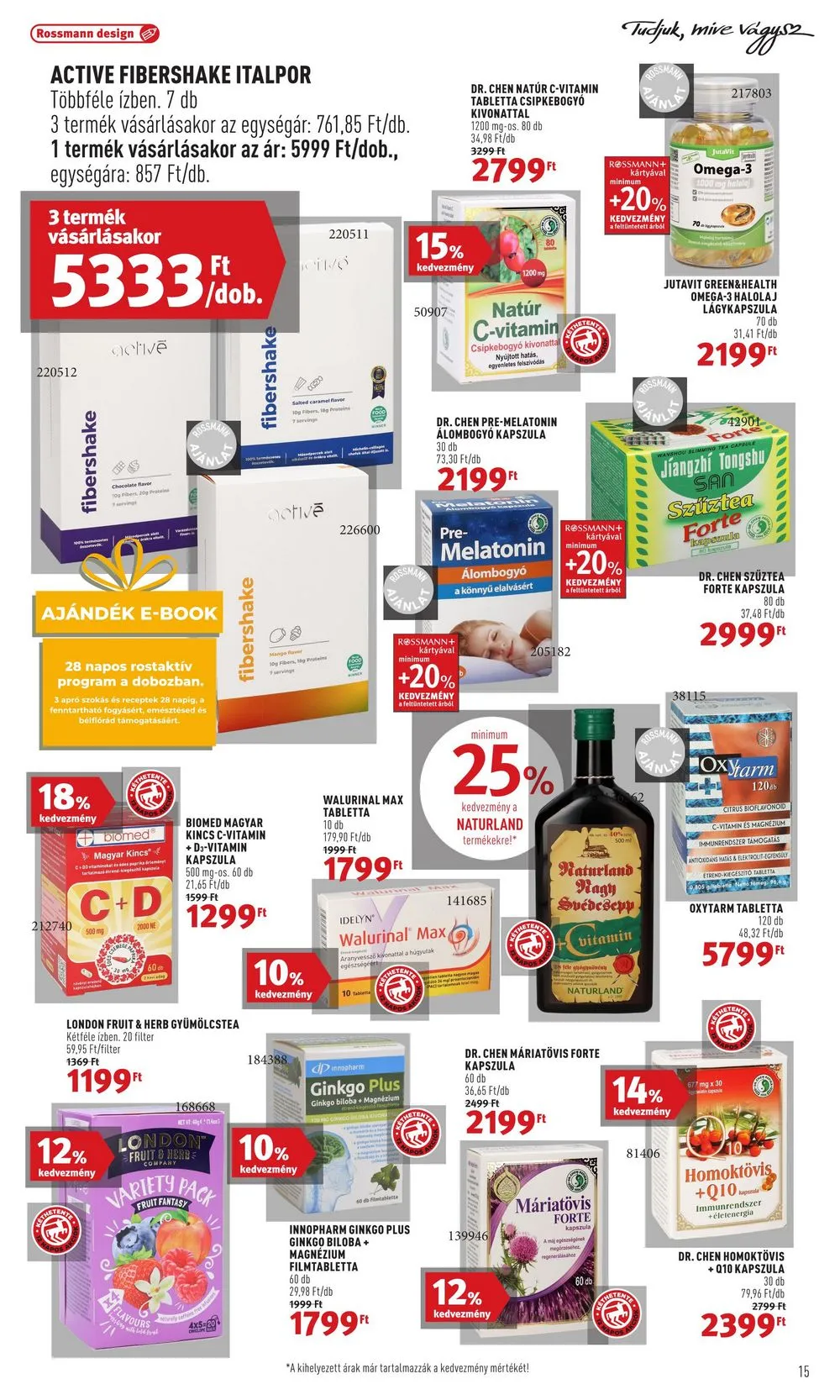 Rossmann akciós újság 02.13–02.24 – 15. oldal