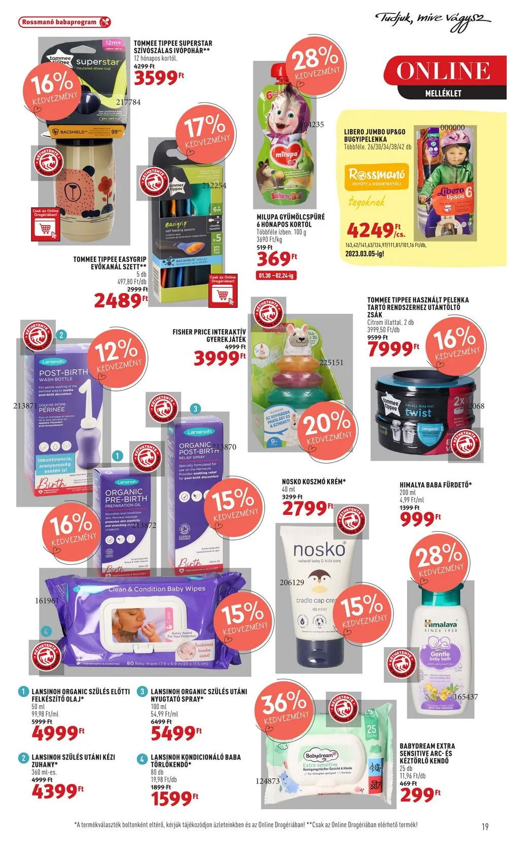 Rossmann akciós újság 02.13–02.24 – 19. oldal
