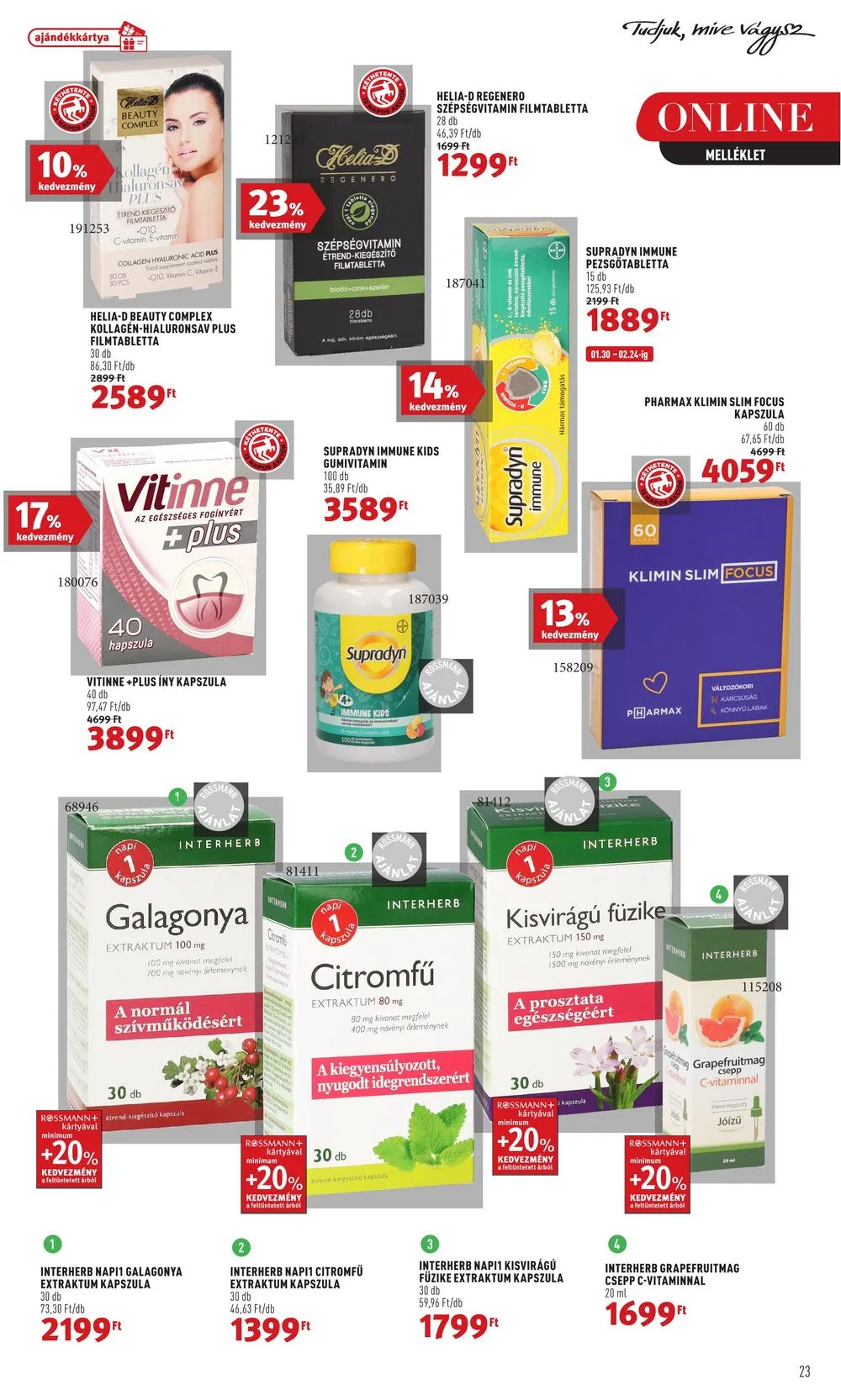 Rossmann akciós újság 02.13–02.24 – 23. oldal