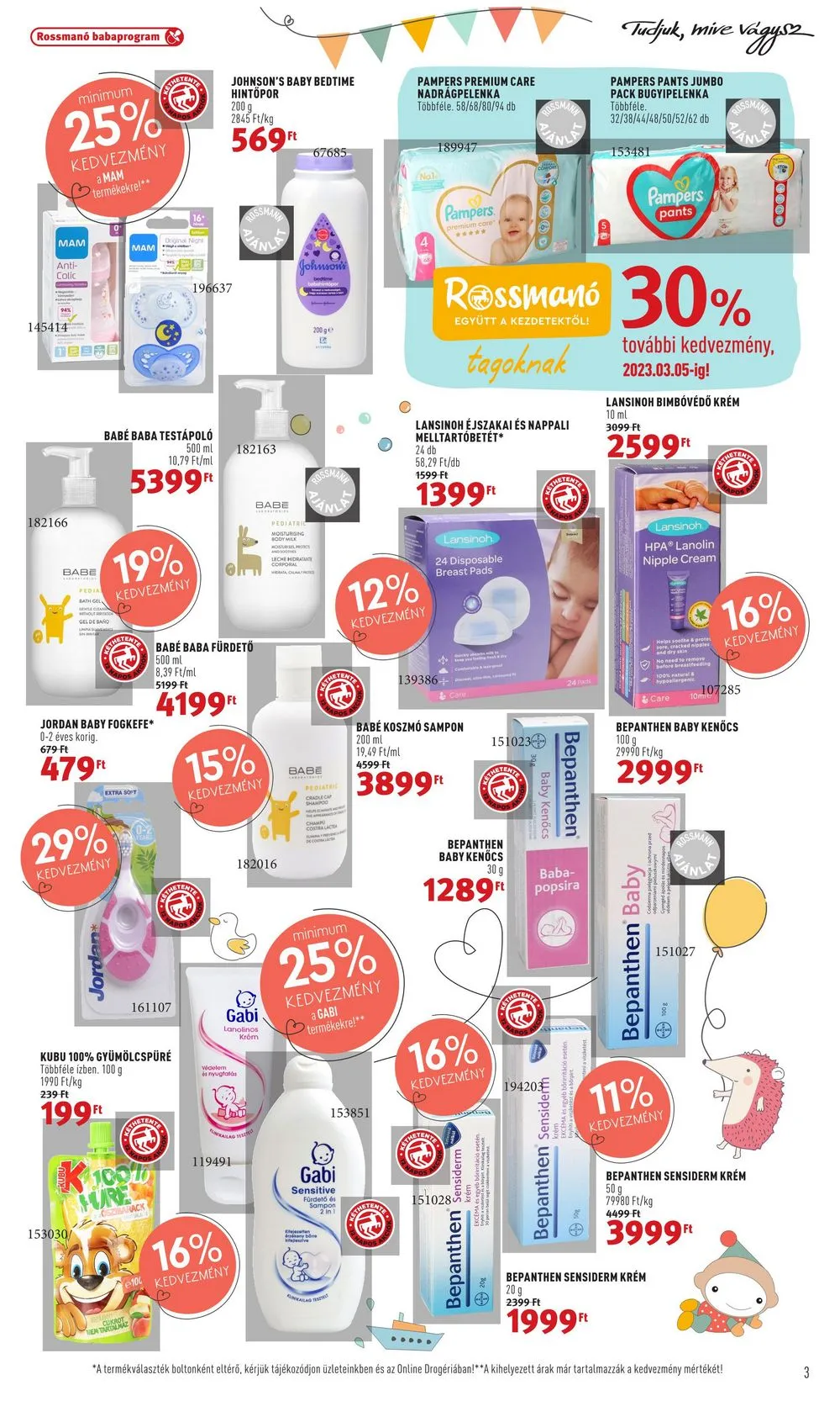 Rossmann akciós újság 02.13–02.24 – 3. oldal