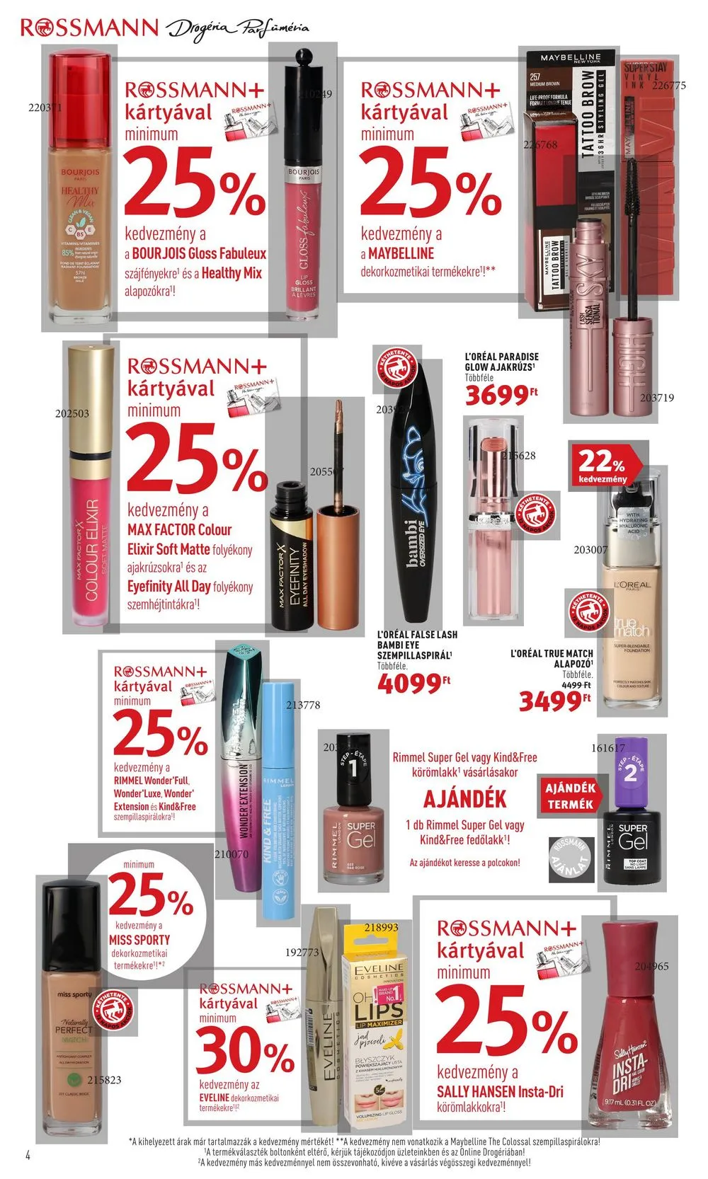 Rossmann akciós újság 02.13–02.24 – 4. oldal