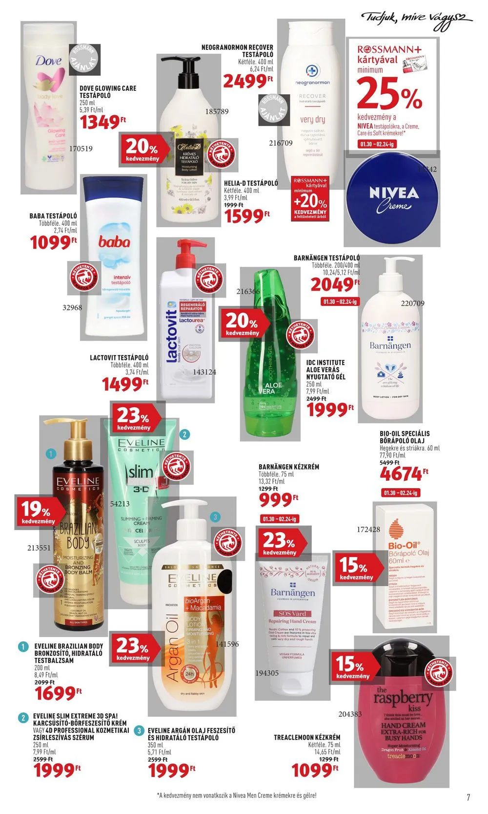 Rossmann akciós újság 02.13–02.24 – 7. oldal