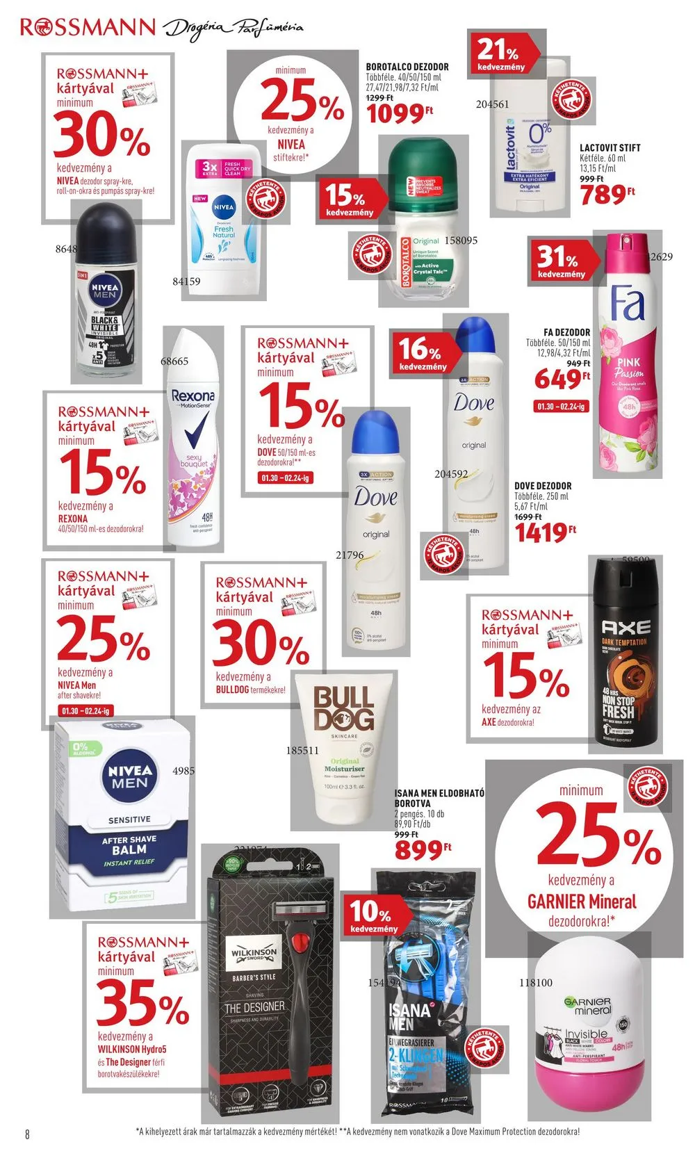 Rossmann akciós újság 02.13–02.24 – 8. oldal