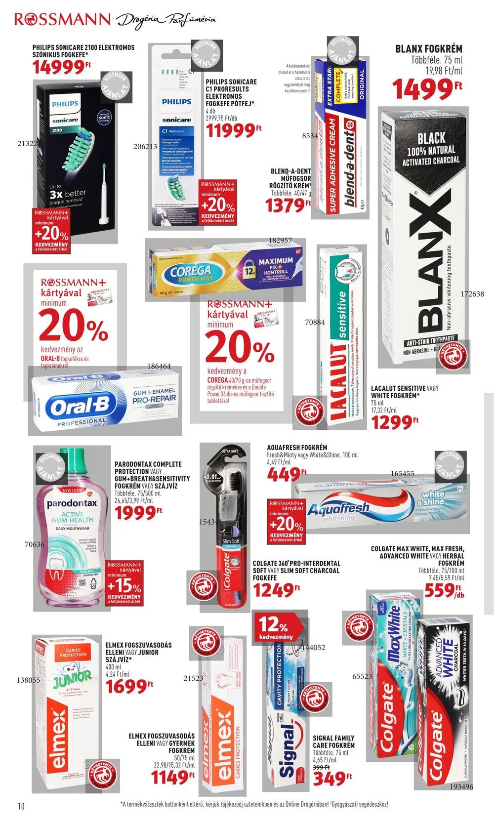 Rossmann akciós újság 02.27–03.10 – 10. oldal